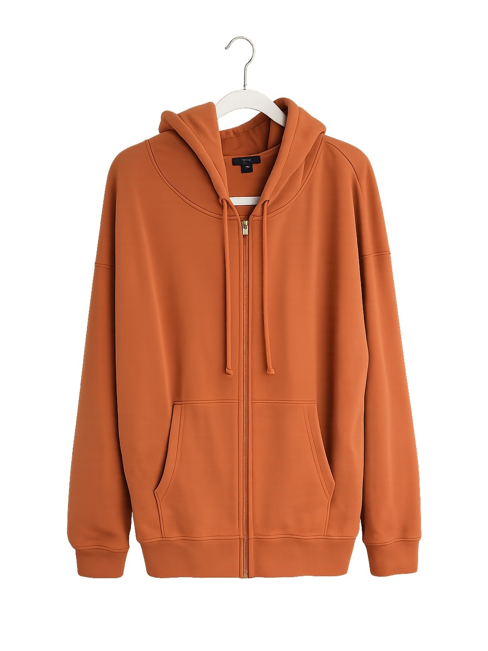 TWO J. Crew UNIVERSITY TERRY ZIP-UP HOODIES (Pale Cypress & Adobe Clay) - Picture 5 of 8